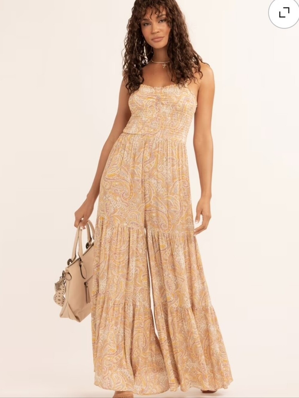 Jessica Simpson Jolie Tiered Jumpsuit NWT